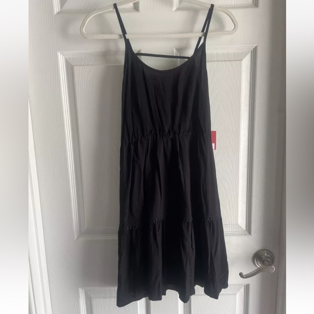NWT Small Mossimo Black Tank Dress Light Sundress Shift Layer